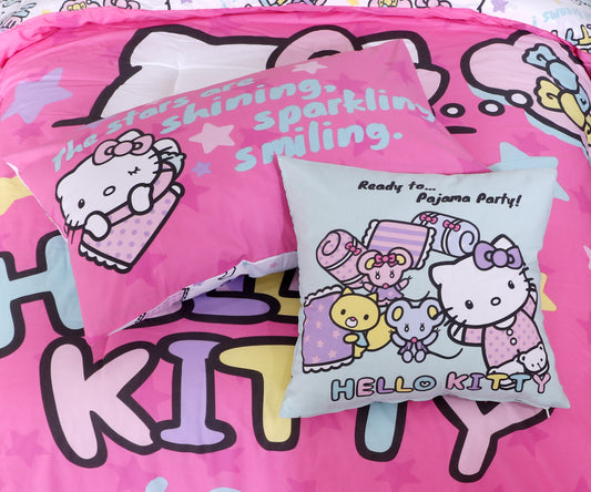 KIDS COMFORTER SET 4 PC (HELLO KITTY) - Hanliway