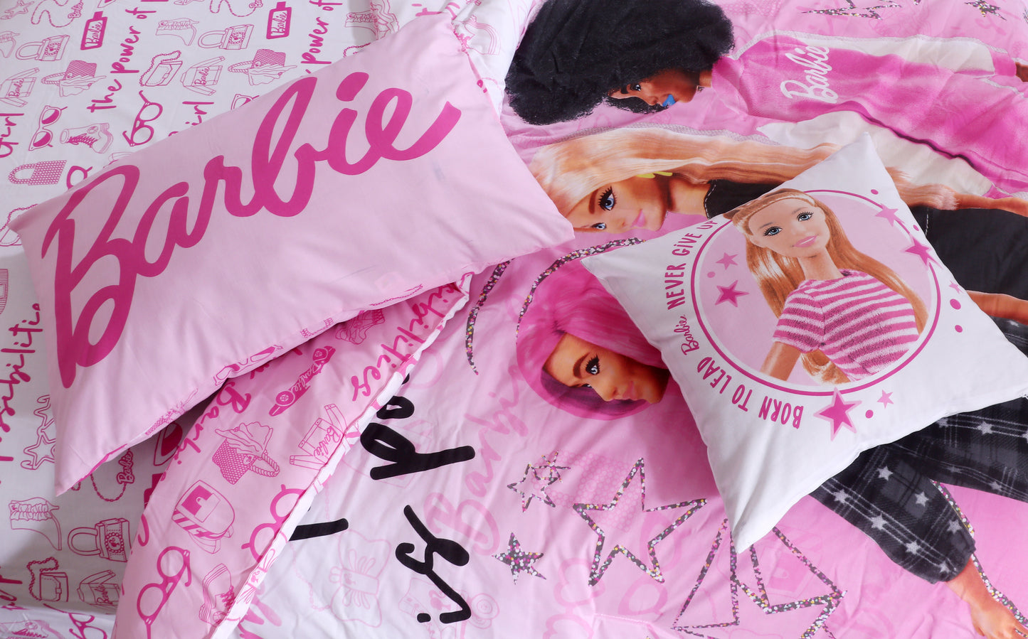 KIDS COMFORTER SET 4 PC (BARBIE) - Hanliway