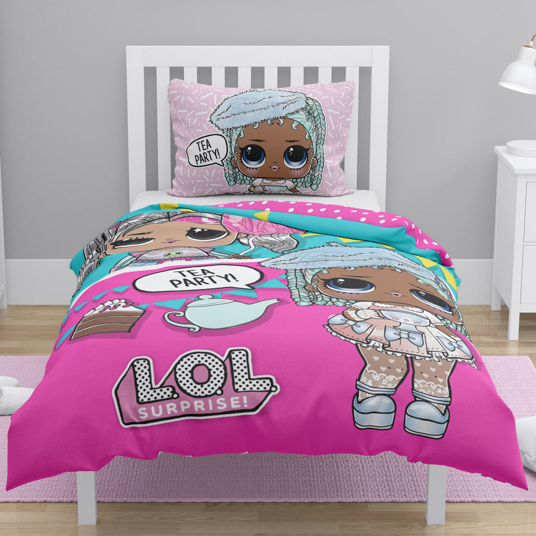 KIDS COMFORTER SET 4 PC (LOL SURPRISE) - Hanliway