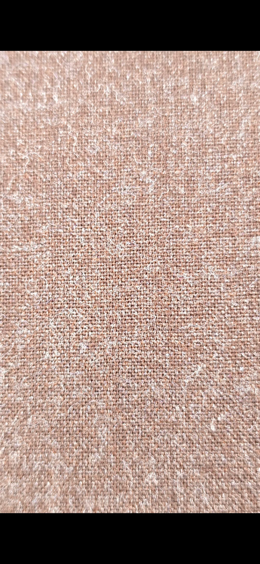 Unstitched Wool Brown - Hanliway