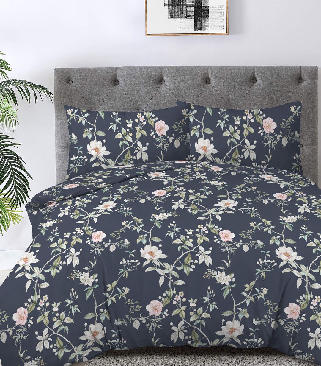 5-PC Printed Comforter Set Spring Flower - Hanliway