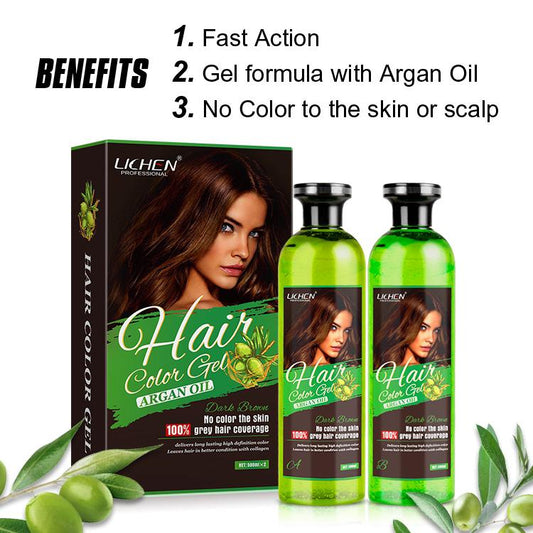 LICHEN HAIR COLOR GEL (ARGAN OIL) - Hanliway
