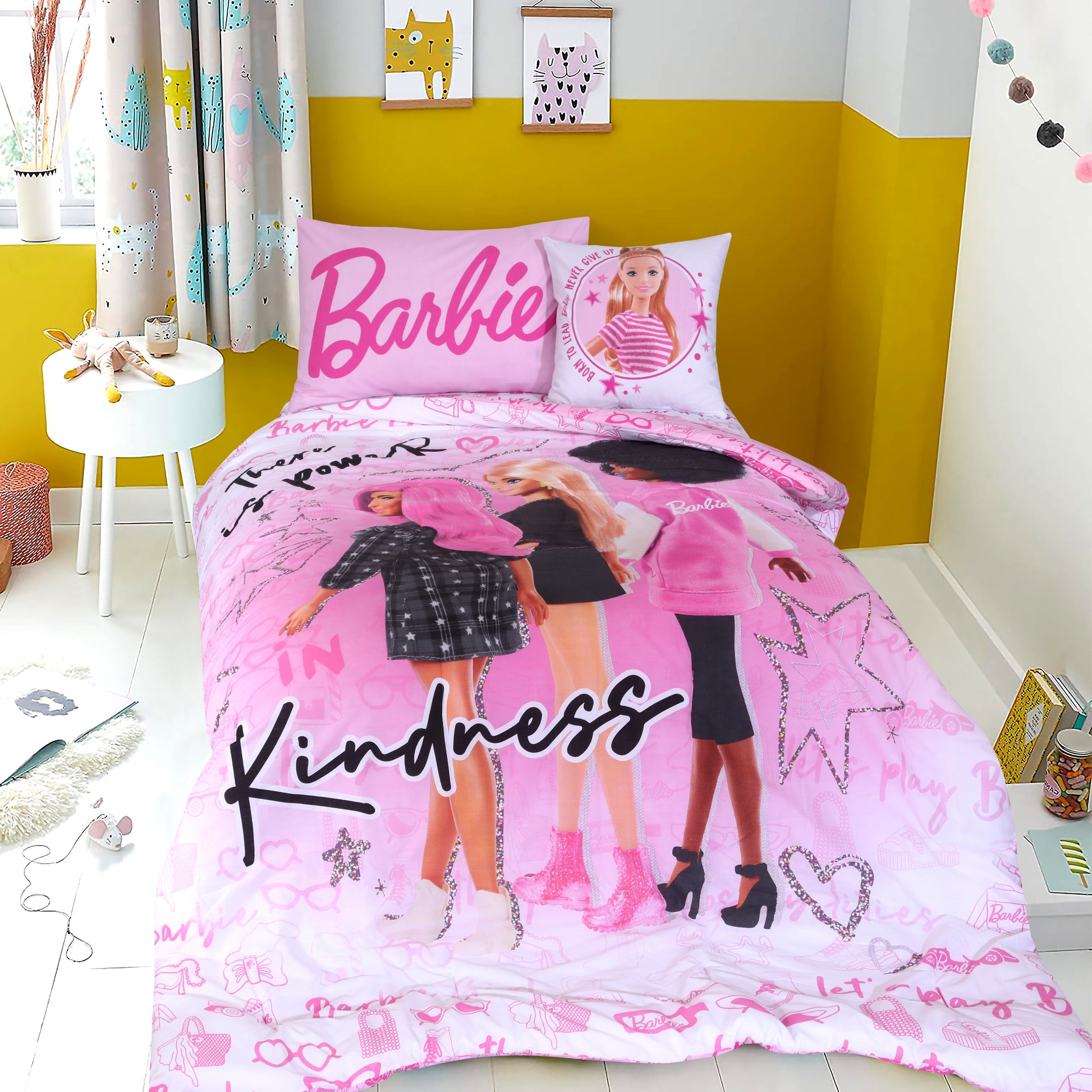 KIDS COMFORTER SET 4 PC (BARBIE) - Hanliway