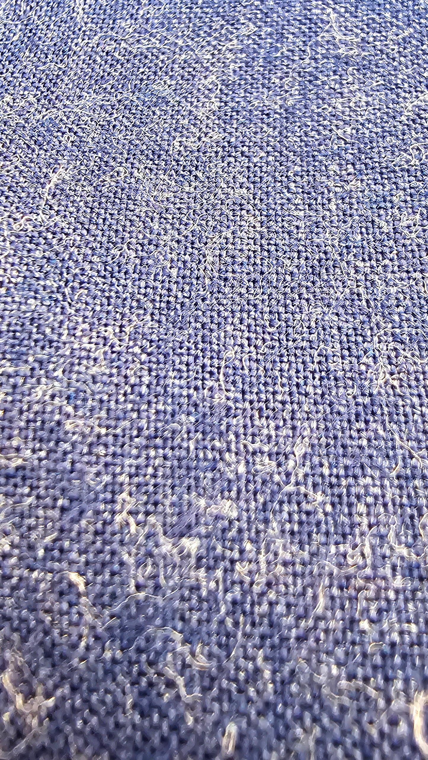 Unstitched Wool Blue