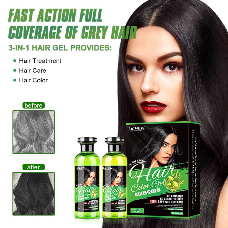 LICHEN HAIR COLOR GEL (ARGAN OIL) - Hanliway