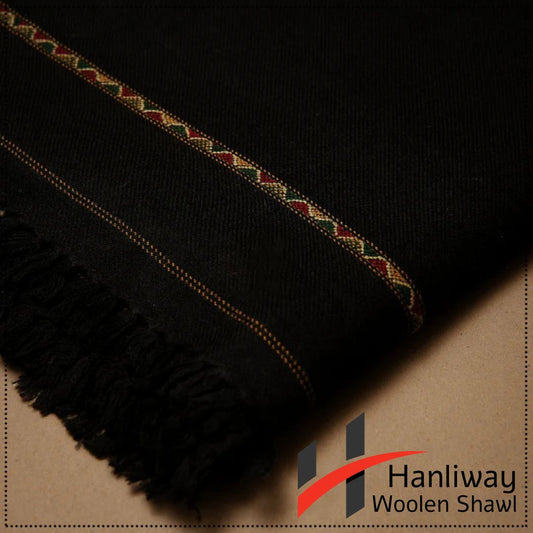 Woolen Shawl Black